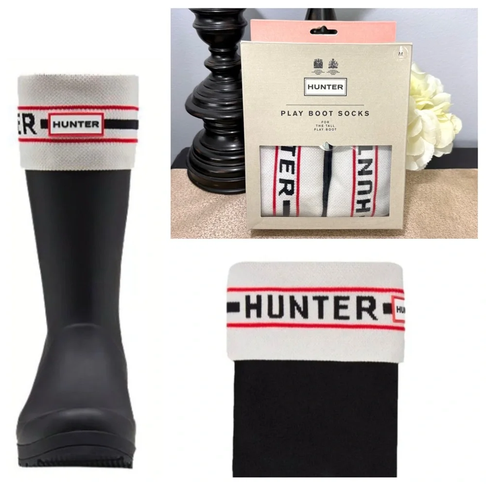 NWT Hunter Original Tall Play Boot Fleece Socks